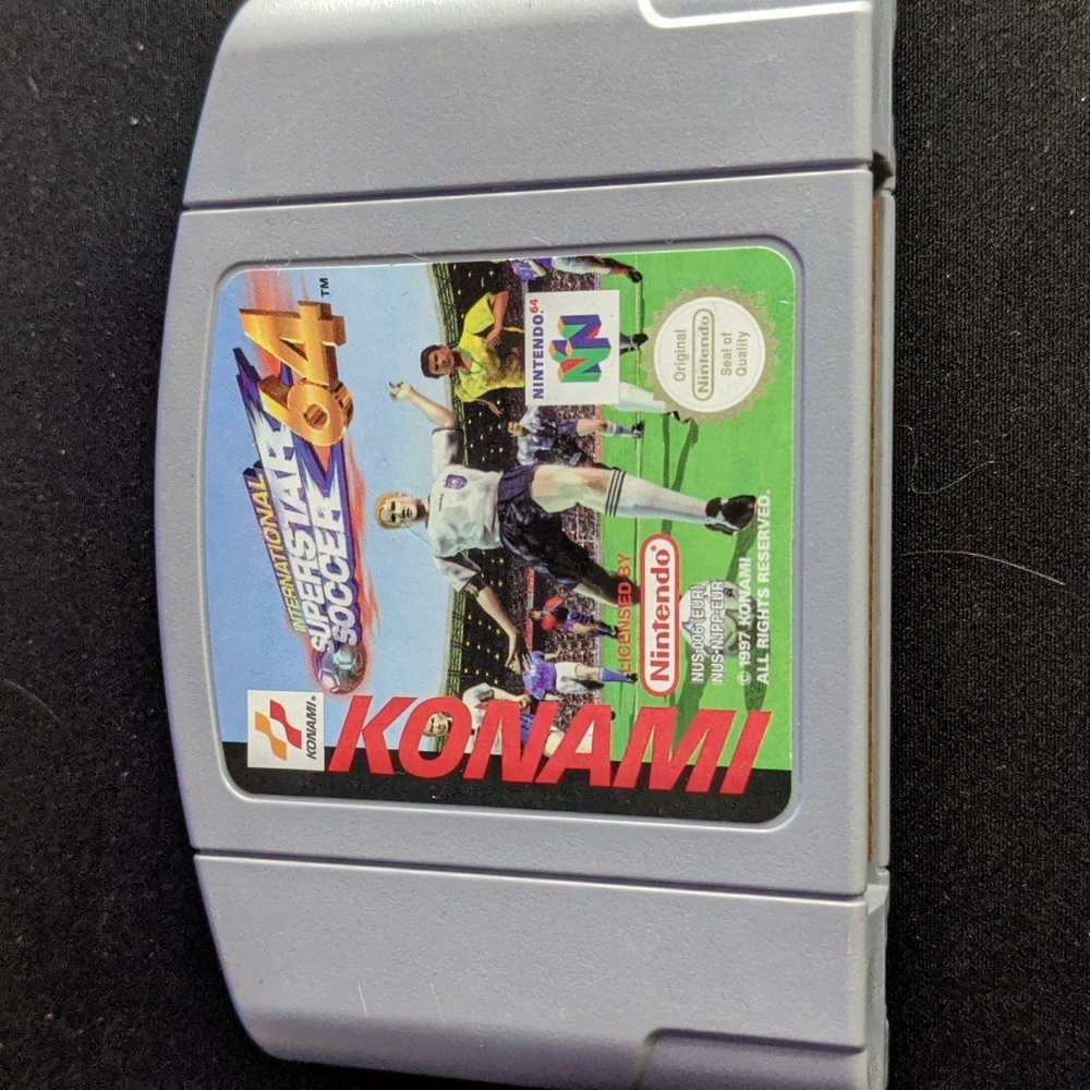 International Superstar Soccer 64 - Authentic PAL Cart
